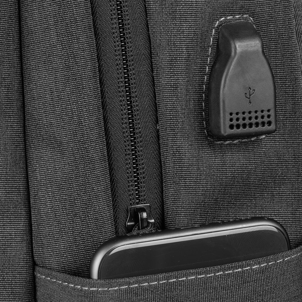 Mochila para notebook em Poliéster 600D e PU - Imagem 7